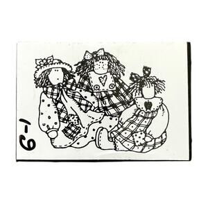 Stampin up! Wagon Journey Featuring 3 Rag Dolls Rubber Stamp